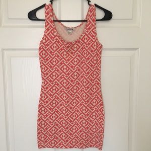 Abstract Pattern Mini Dress